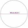 Neslystantis plaukuotas kilimas Kreminė 90 x 90 cm PP