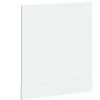 indaplovės skydelis Kalmar Blizgus baltas 60x1,5x57 cm