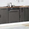 indaplovės skydelis Lucca Juodas Engineered Wood
