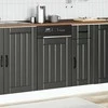 indaplovės skydelis Lucca Juodas Engineered Wood