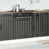 indaplovės skydelis Lucca Juodas Engineered Wood