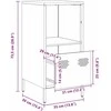 indauja antracitas 35x39x73,5 cm šaltai valcuotas plienas
