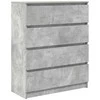 indauja Betonas Pilkas 80x35x99 cm Inžinierinė mediena