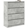 indauja Betonas Pilkas 80x35x99 cm Inžinierinė mediena