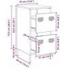 indauja garstyčių geltona 35x39x73,5cm šaltai valcuotas plienas