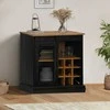 indauja HALDEN su stumdomomis durimis juoda 80x40x80 cm