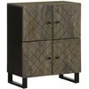 indauja juoda 60x33x75 cm masyvo mango