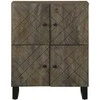 indauja juoda 60x33x75 cm masyvo mango
