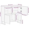 indauja juoda 80x33x75 cm masyvo mango