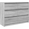 indauja Pilka Sonoma 100x35x76 cm Inžinierinė mediena