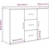 indauja Sena mediena 90x29,5x65 cm Inžinerinė mediena