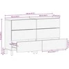 indaujos 2 vnt Juoda 60x33x75 cm apdirbta mediena
