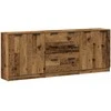 Indaujos 3 vnt Old Wood 60x30x70 cm Inžinerinė mediena