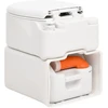 Integruotas stovyklavimo tualetas, baltas, 24+17l, HDPE/emalis