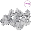 Įpjovinė T-veržlė 7200 vnt. Sidabro M6 mm Plienas