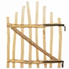 Iškili tvoros vartai 100 x 120 cm Impregnuota lazdyno mediena