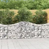 Išlenkti gabiono krepšiai, 11vnt., 200x30x80/100cm, geležis