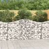 Išlenkti gabiono krepšiai, 14vnt., 200x30x100/120cm, geležis