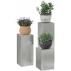 Augalų stovas 3 pcs Sidabro Galvanizuotas plienas