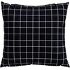 Išsklaidymo pagalvės 4 pcs Juodas raštuotas 40 x 40 cm