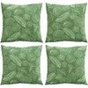 Išsklaidymo pagalvės Lapelis 4 pcs Lapų raštas 50 x 50 cm