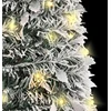 Išskleidžiama dirbtinė Kalėdų eglutė su sniegu, 120cm, 50 LED