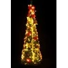 Išskleidžiama dirbtinė Kalėdų eglutė, žalia, 210cm, 200 LED