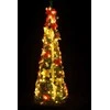 Išskleidžiama dirbtinė Kalėdų eglutė, žalia, 150cm, 100 LED