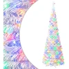 Išskleidžiama Kalėdų eglutė su LED lemputėmis 210 cm 200 LED