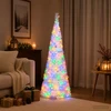 Išskleidžiama Kalėdų eglutė su LED lemputėmis 150 cm 100 LED