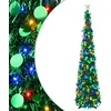Iššokanti LED Kalėdų eglutė su žvaigžde viršūnėje 120 cm 50 LED