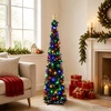 Iššokanti LED Kalėdų eglutė su žvaigžde viršūnėje 150 cm 50 LED