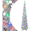 Iššokanti LED Kalėdų eglutė su žvaigžde viršūnėje 120 cm 50 LED