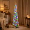 Iššokanti LED Kalėdų eglutė su žvaigžde viršūnėje 150 cm 50 LED