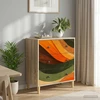 Ištraukalas spinta BONN Retro bangos spauda 66 x 36,5 x 75 cm