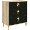 Ištraukalas spinta BREMEN Magnolijų raštas 66 x 36,5 x 75 cm