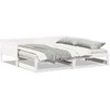 Ištraukiama dienos lova Balta 203,5 x 184 x 56,5 cm