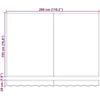Markizės rėmas Antracitas 300 x 200 cm Poliesteris su PU danga