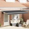 Markizės rėmas Antracitas 350 x 200 cm Poliesteris su PU danga