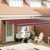 Markizės rėmas Vyšninė 400 × 300 cm Poliesteris su PU danga