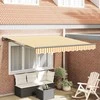 Markizės rėmas Geltona ir balta 300 x 250 cm