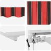 Markizės rėmas Oranžinis ir Juodas 300 x 200 cm
