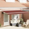 Markizės rėmas Oranžinis ir Juodas 350 x 200 cm