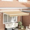 Markizės rėmas Geltonas ir Pilkas 350 x 200 cm