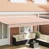 Markizės rėmas Mėlynas ir Oranžinis 500 × 300 cm