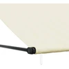 Ištraukiama markizė, kreminė, 350x150cm, audinys ir plienas