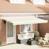 Markizės rėmas Kreminė 400 x 200 cm Poliesteris su PU danga
