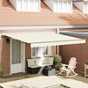 Markizės rėmas Kreminė 400 × 300 cm Poliesteris su PU danga