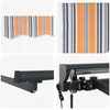 Markizės rėmas Mėlynas ir Oranžinis 300 x 250 cm