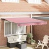 Markizės rėmas Raudona ir balta 350 x 250 cm